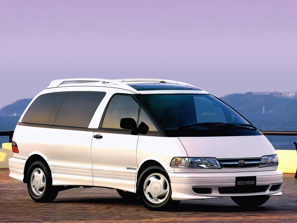 Toyota Estima (TCR10W, TCR11W, TCR20W, TCR21W) 1 поколение, рестайлинг, минивэн (01.1998 - 12.1999)
